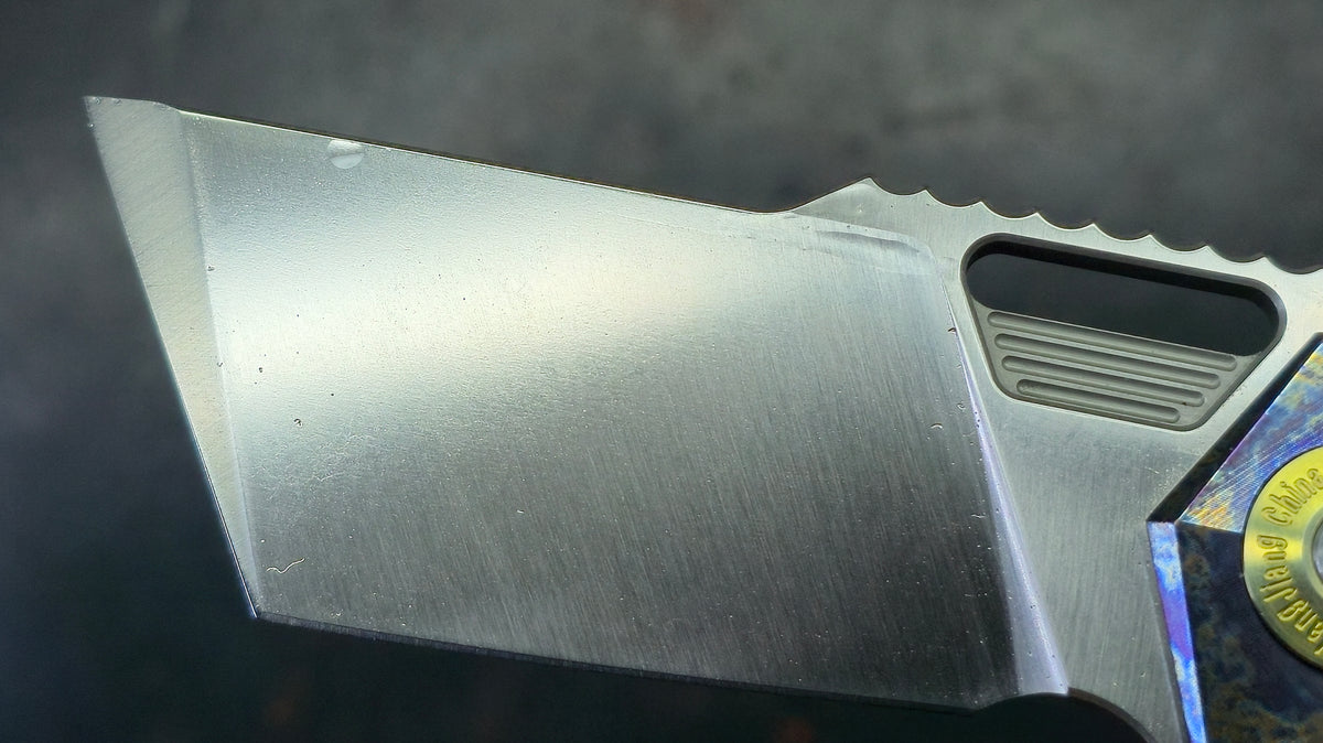 Twosun TS500 Color Titanium-Micarta Handle D2 Blade