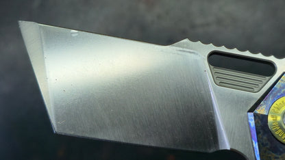 Twosun TS500 Color Titanium-Micarta Handle D2 Blade