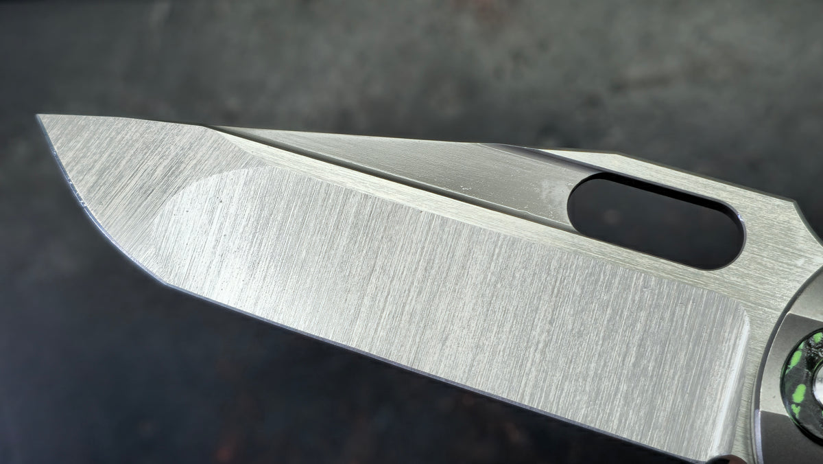 TWOSUN TS451 INTEGRAL Gray Titanium Handle M398 Blade