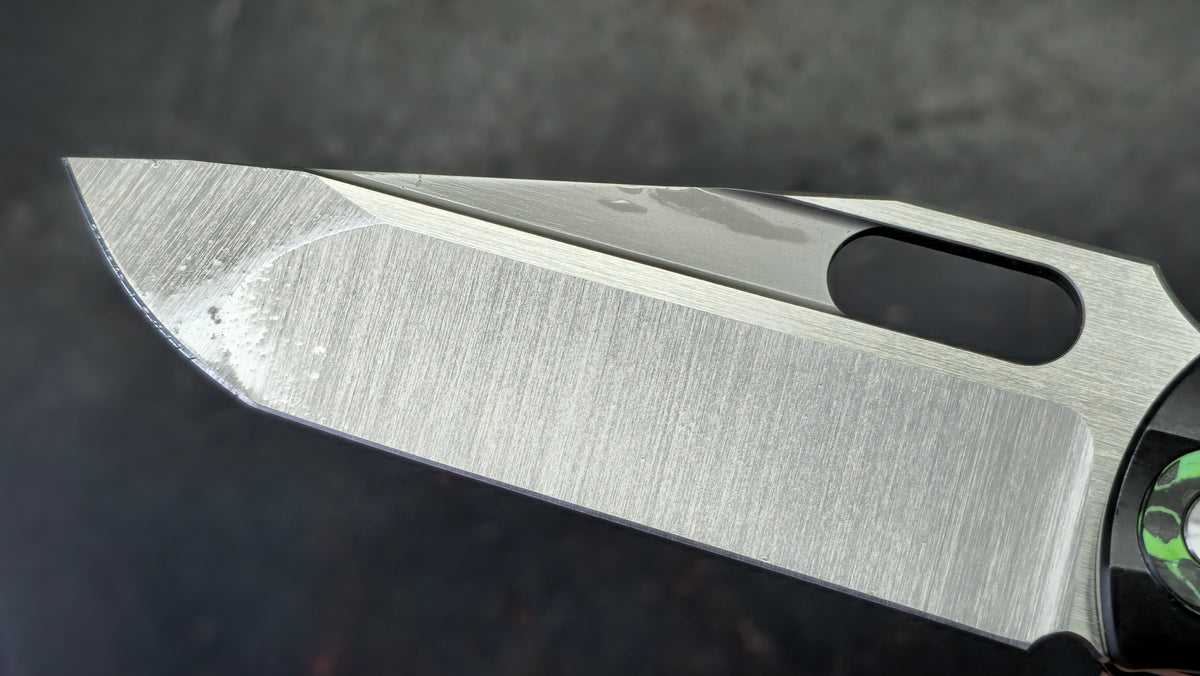 TWOSUN TS451 INTEGRAL Black Titanium Handle M398 Blade