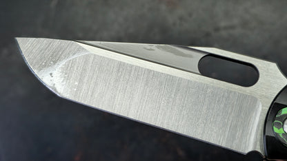 TWOSUN TS451 INTEGRAL Black Titanium Handle M398 Blade