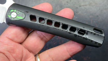 TWOSUN TS451 INTEGRAL Black Titanium Handle M398 Blade