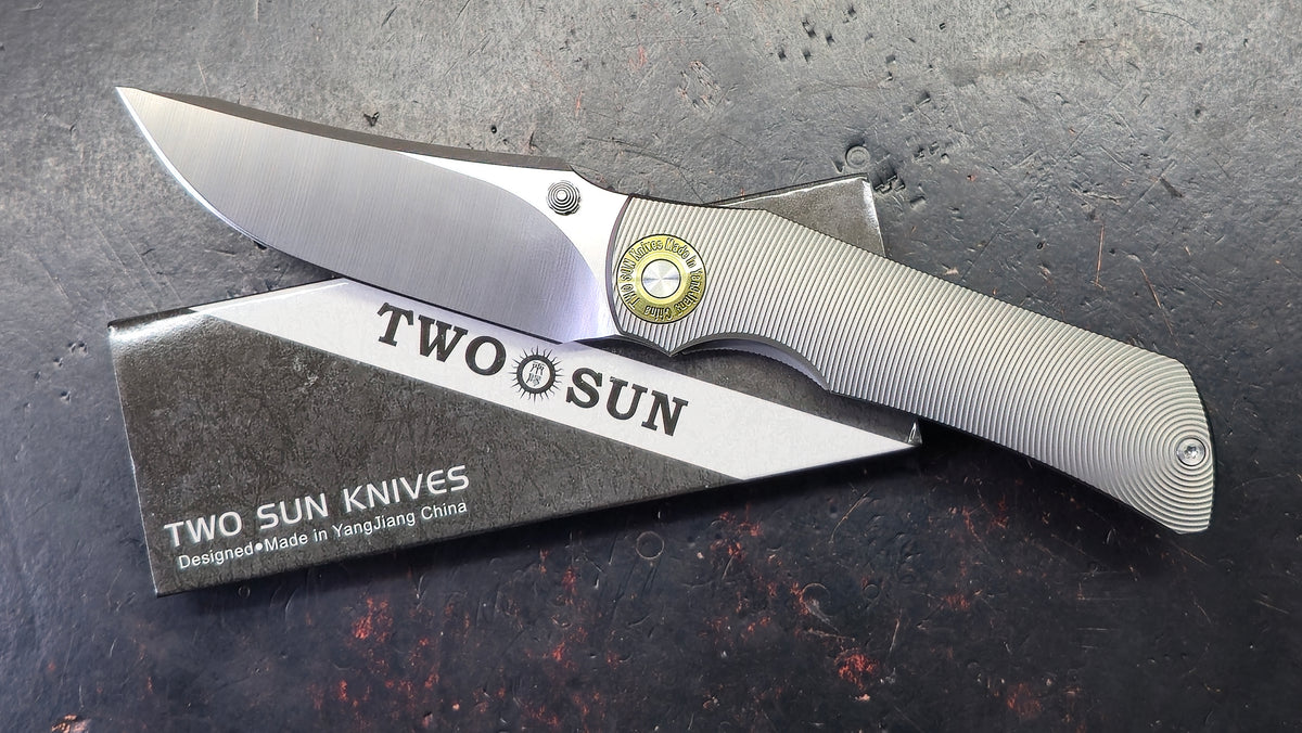 TwoSun TS622 Titanium Handle YJ01-V2 Blade