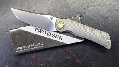 TwoSun TS622 Titanium Handle YJ01-V2 Blade