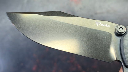 Reate 9D-V2 Titanium / Carbon Fiber Handle 154CM DLC Blade