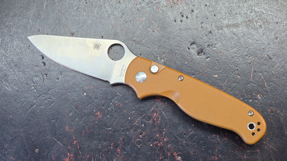 Spyderco Button Up G10 Handle 8CR13MOV Blade