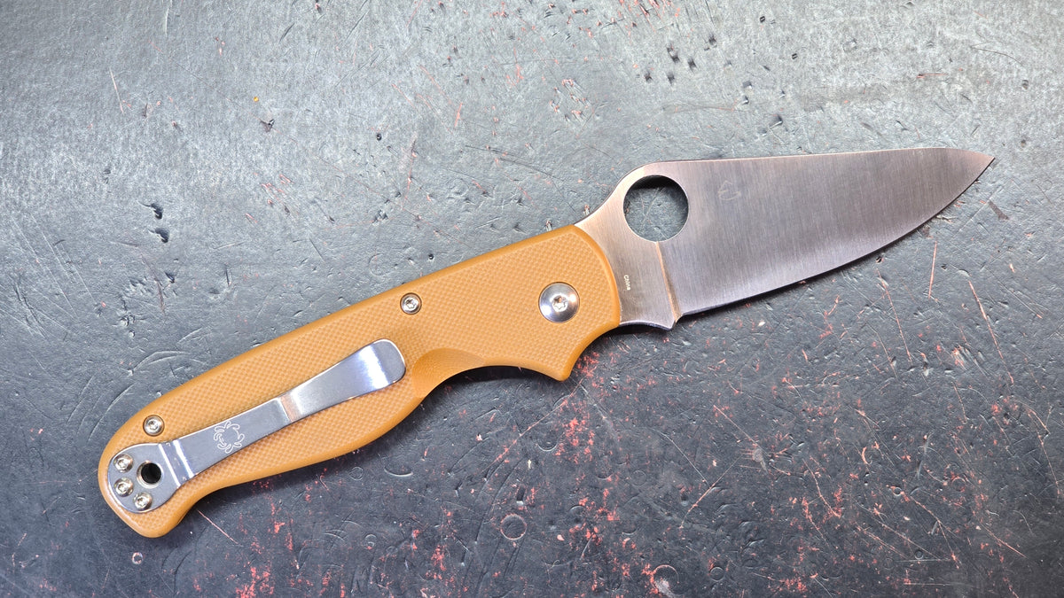 Spyderco Button Up G10 Handle 8CR13MOV Blade