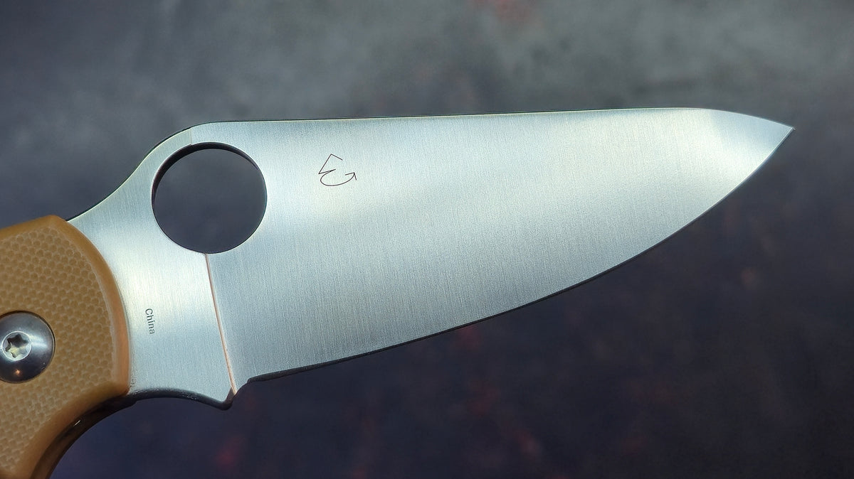 Spyderco Button Up G10 Handle 8CR13MOV Blade