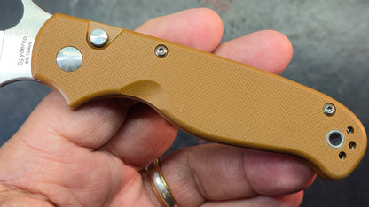 Spyderco Button Up G10 Handle 8CR13MOV Blade