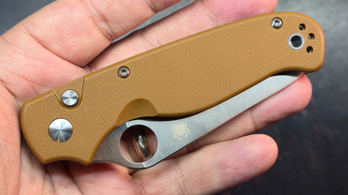 Spyderco Button Up G10 Handle 8CR13MOV Blade