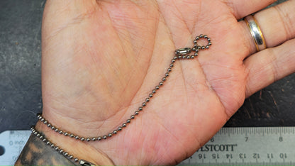 Titanium Ball Bracelet 1.5mm-2mm 8"