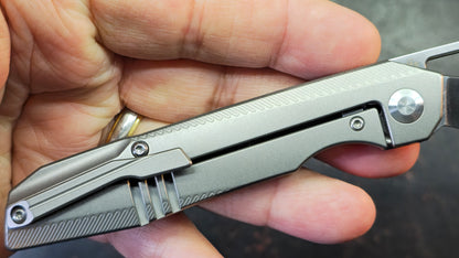 Kizer Ge (Genie) Titanium Handle CPM S35VN Blade