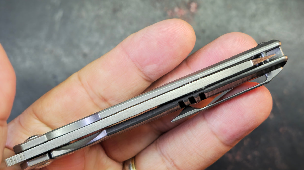 Kizer Ge (Genie) Titanium Handle CPM S35VN Blade