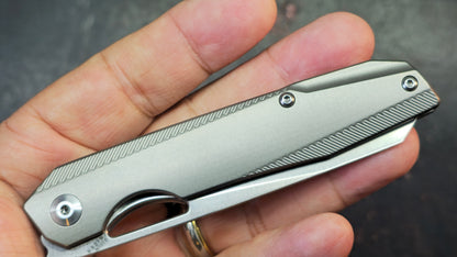 Kizer Ge (Genie) Titanium Handle CPM S35VN Blade