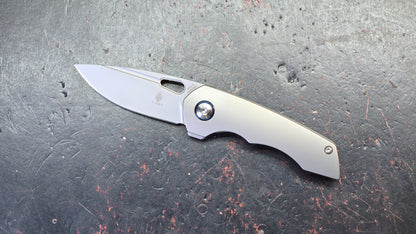 Kizer Microlith Titanium Handle CPM S35VN Blade
