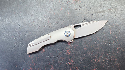 Kizer Microlith Titanium Handle CPM S35VN Blade