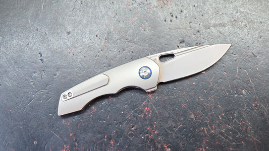 Kizer Microlith Titanium Handle CPM S35VN Blade