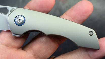 Kizer Microlith Titanium Handle CPM S35VN Blade