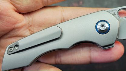 Kizer Microlith Titanium Handle CPM S35VN Blade
