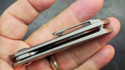 Kizer Microlith Titanium Handle CPM S35VN Blade