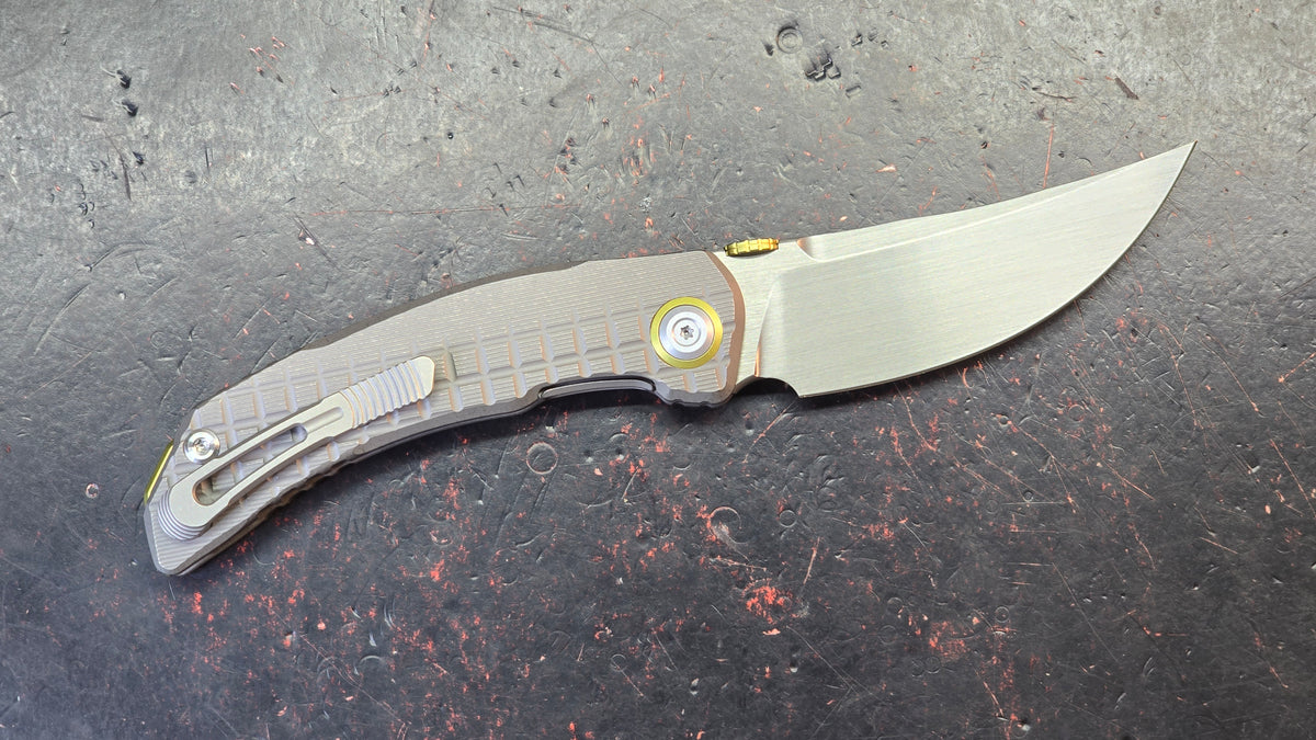 Kizer X-Series Szlachta Titanium Handle M390 Blade