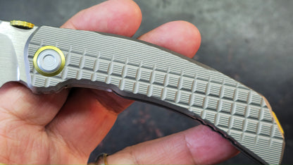 Kizer X-Series Szlachta Titanium Handle M390 Blade