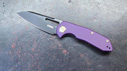 Kubey Vagrant Purple G10 Handle M390 Blade