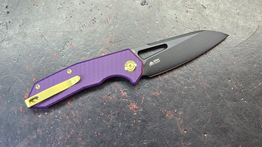 Kubey Vagrant Purple G10 Handle M390 Blade