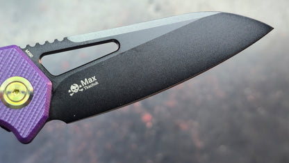 Kubey Vagrant Purple G10 Handle M390 Blade