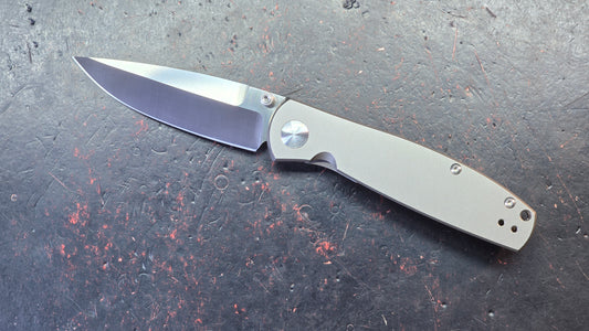 Monterey Bay Knives Mini Rosalinda Titanium Handle S90V Blade