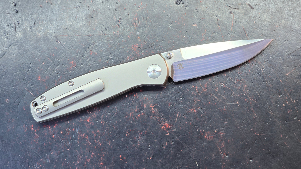 Monterey Bay Knives Mini Rosalinda Titanium Handle S90V Blade