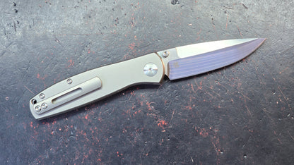 Monterey Bay Knives Mini Rosalinda Titanium Handle S90V Blade