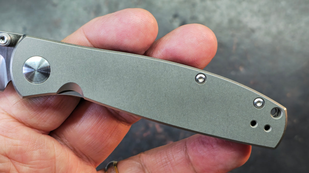 Monterey Bay Knives Mini Rosalinda Titanium Handle S90V Blade