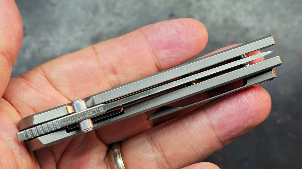 Monterey Bay Knives Mini Rosalinda Titanium Handle S90V Blade