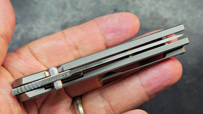 Monterey Bay Knives Mini Rosalinda Titanium Handle S90V Blade