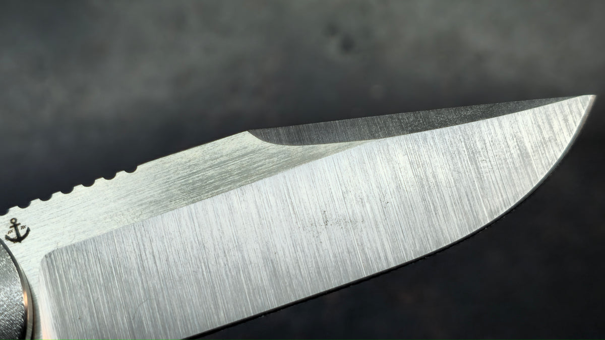 TuyaKnife Rackham Jack Jigged Titanium Handle M390 Blade