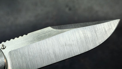 TuyaKnife Rackham Jack Jigged Titanium Handle M390 Blade