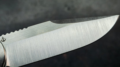 TuyaKnife Rackham Jack Jigged Titanium Handle M390 Blade