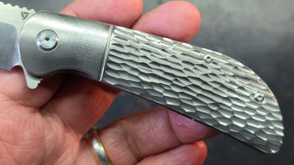 TuyaKnife Rackham Jack Jigged Titanium Handle M390 Blade