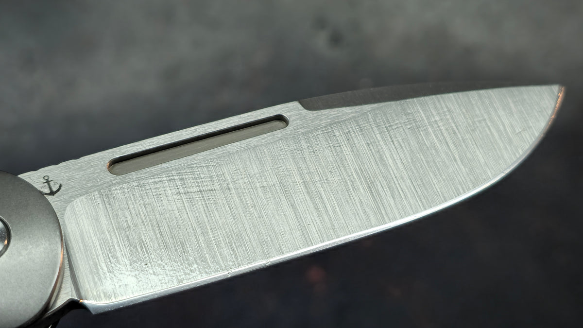 TuyaKnife Calico Jack Titanium Handle M390 Blade