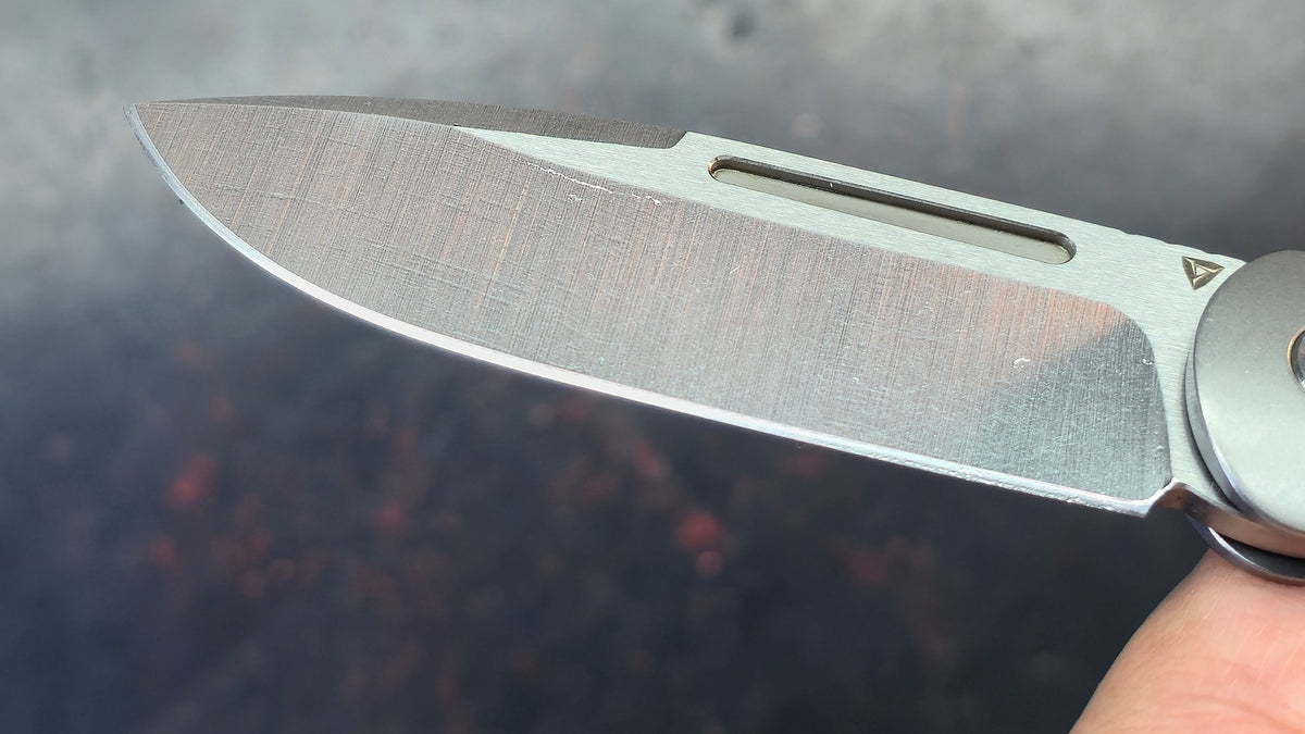 TuyaKnife Calico Jack Titanium Handle M390 Blade