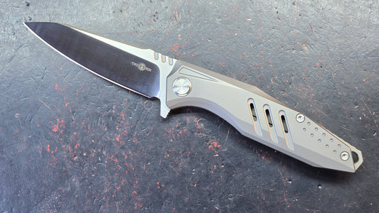 Twosun TS292 Titanium Handle 14C28N Blade
