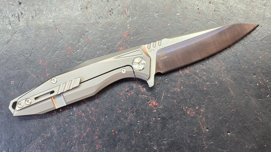 Twosun TS292 Titanium Handle 14C28N Blade