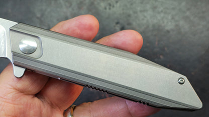 BESTECH SHOGUN BT1701A Titanium Handle 3.73" CPM-S35VN Blade