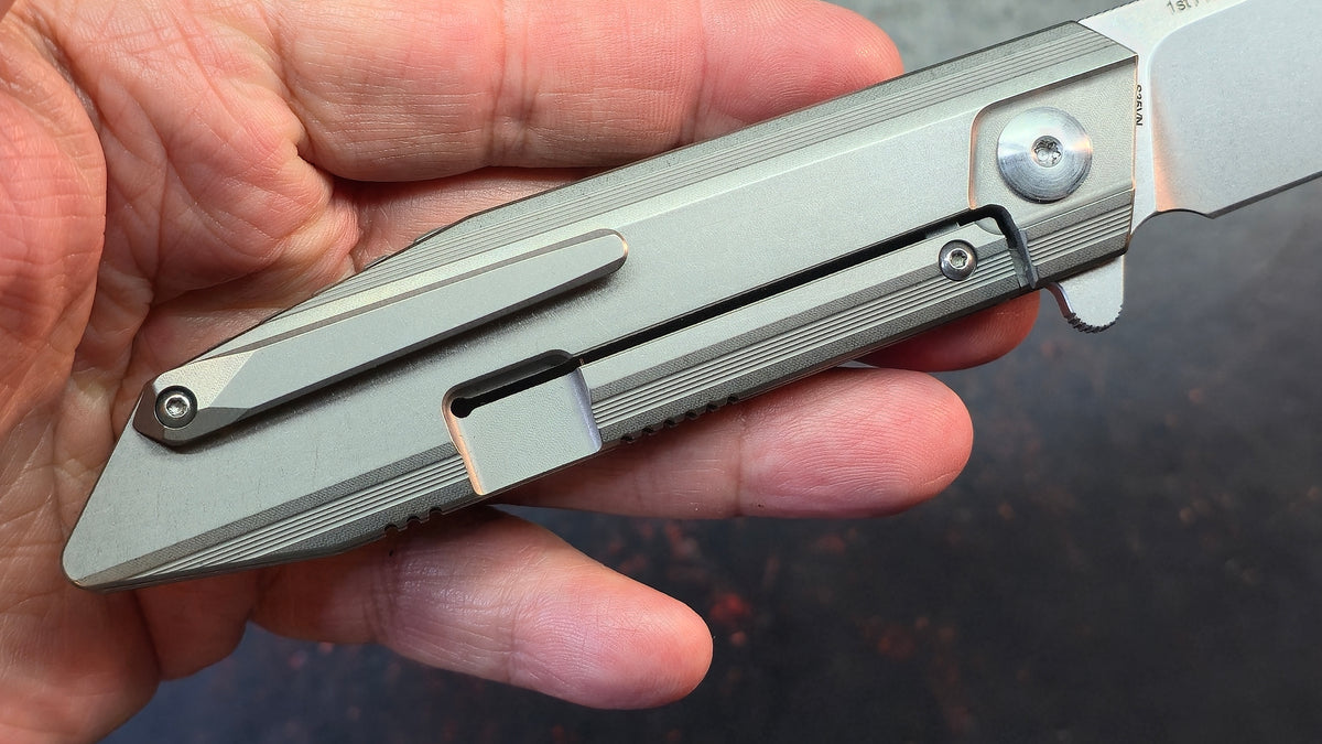 BESTECH SHOGUN BT1701A Titanium Handle 3.73" CPM-S35VN Blade