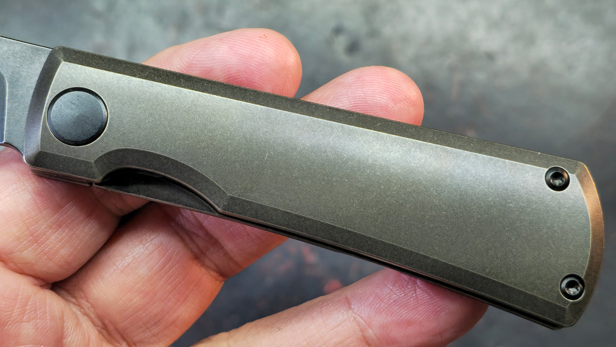 Bestech Bruv Bronze Black Titanium Handle M390 Blade (DISCOUNT IN CART)