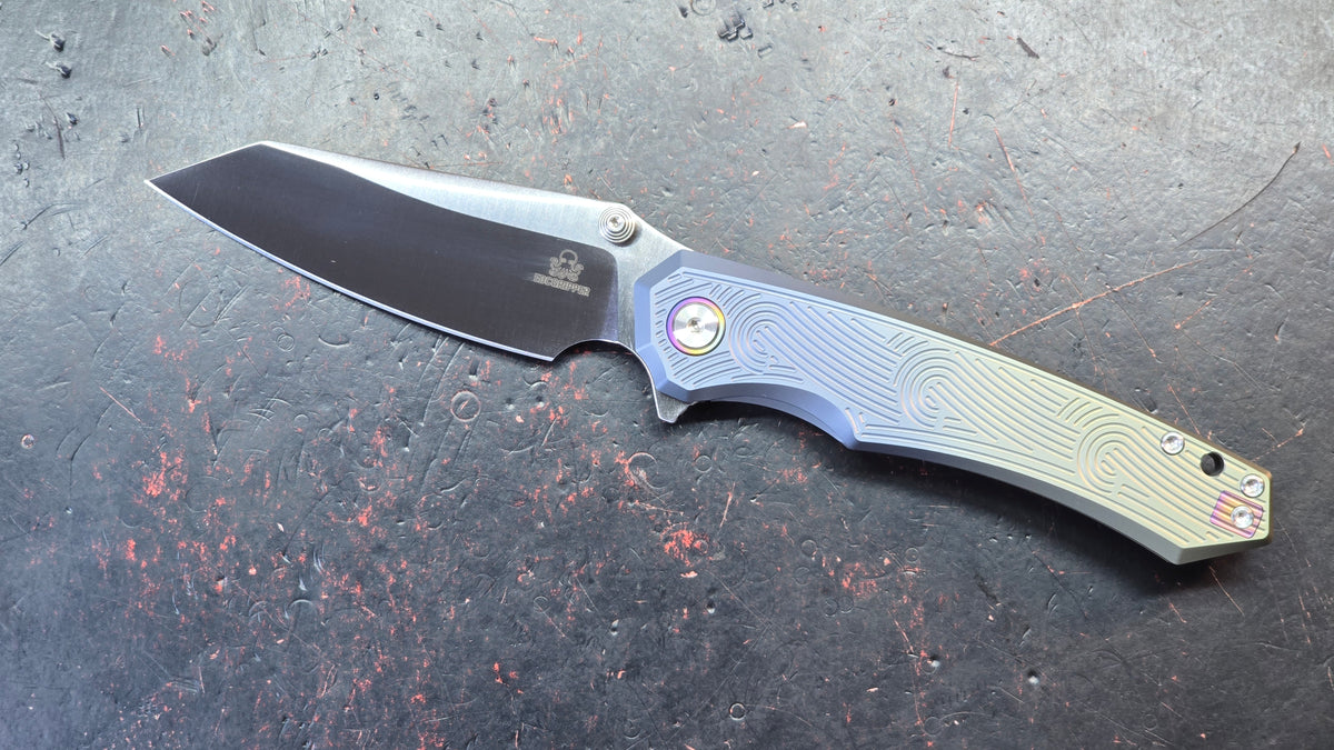 EDCGRIPPER STORMCUTTER LE Titanium Handle Magnacut Blade