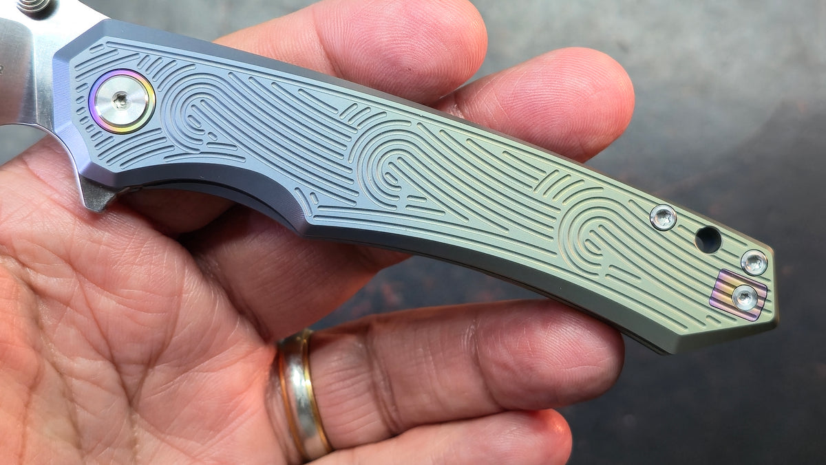 EDCGRIPPER STORMCUTTER LE Titanium Handle Magnacut Blade