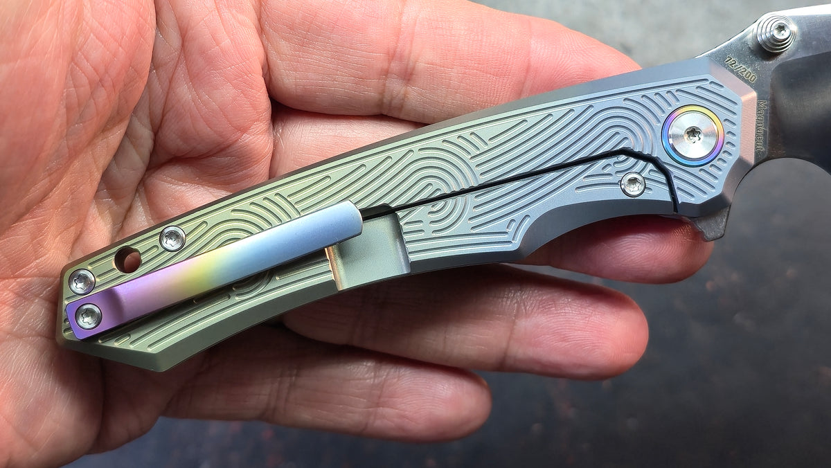EDCGRIPPER STORMCUTTER LE Titanium Handle Magnacut Blade