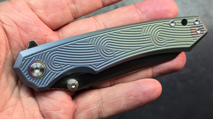 EDCGRIPPER STORMCUTTER LE Titanium Handle Magnacut Blade